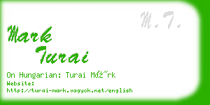 mark turai business card
